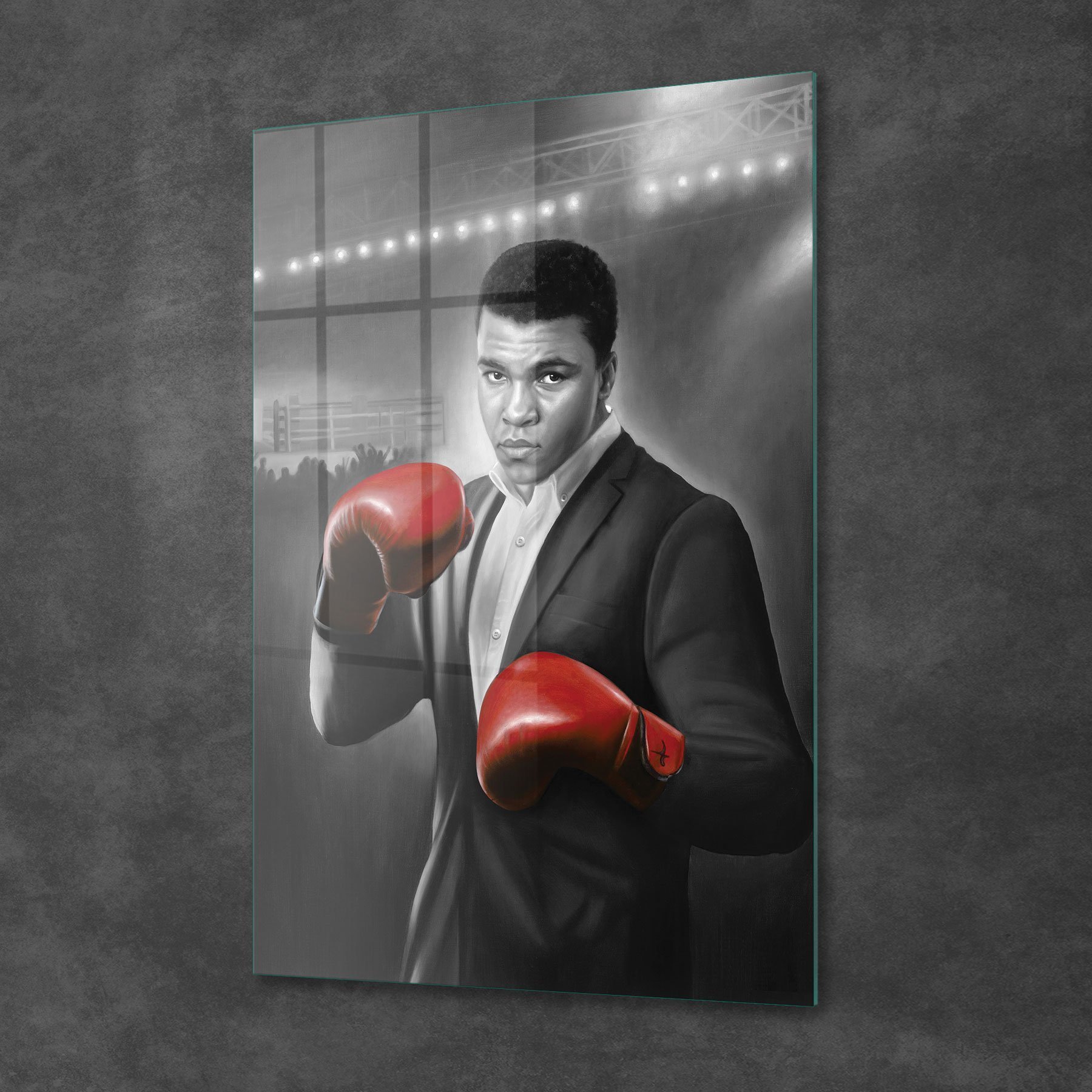 Picture of Decovetro Cam Tablo Muhammed Ali 70x100 cm