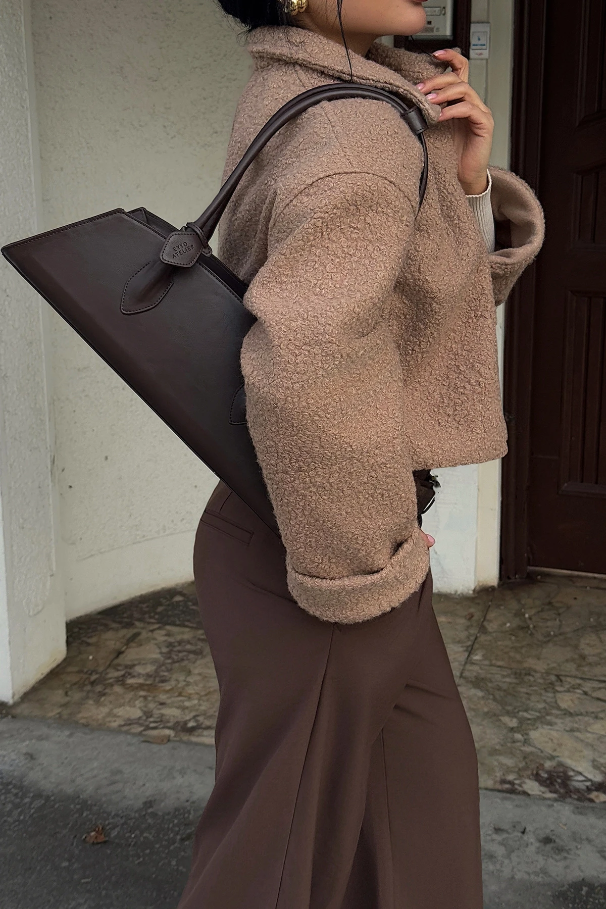 Picture of Brown Nersia Leather Bag