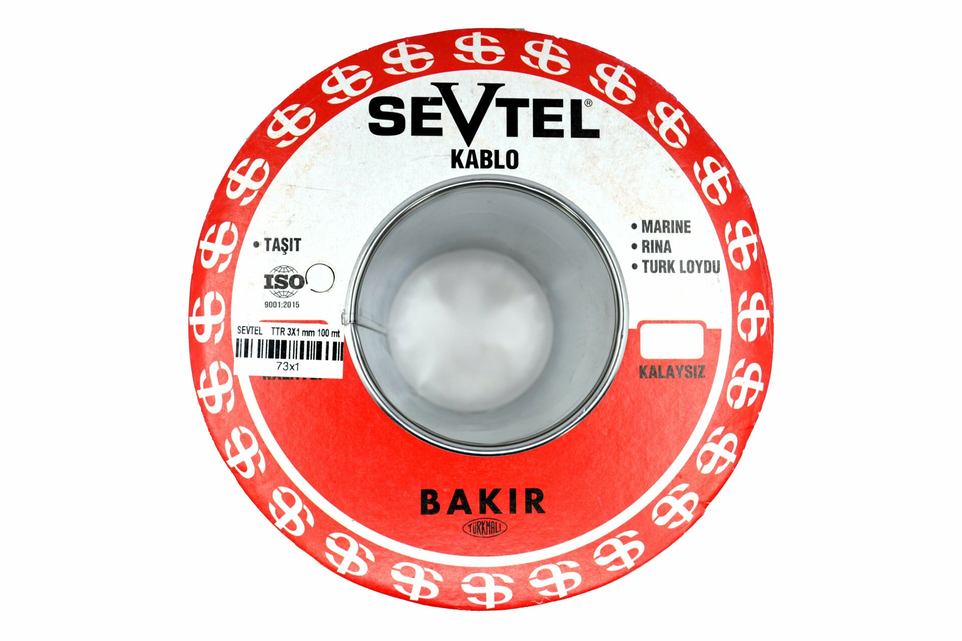 Picture of 100 Metre Siyah 3x1,00mm² Bakır TTR Kablo ANNW