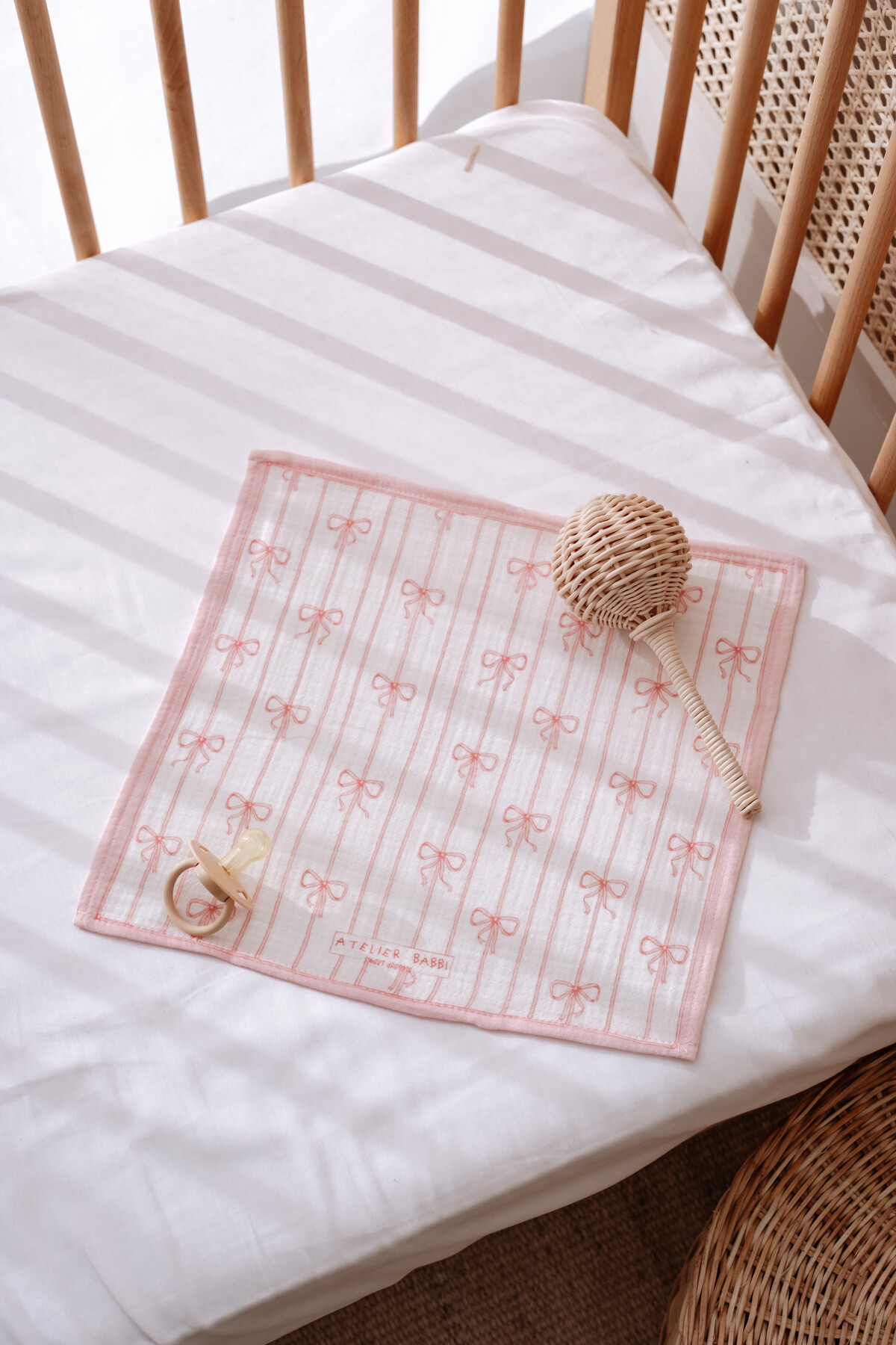 Picture of 3'Lü Ağız Bezi Seti - Kurdele / Pembe