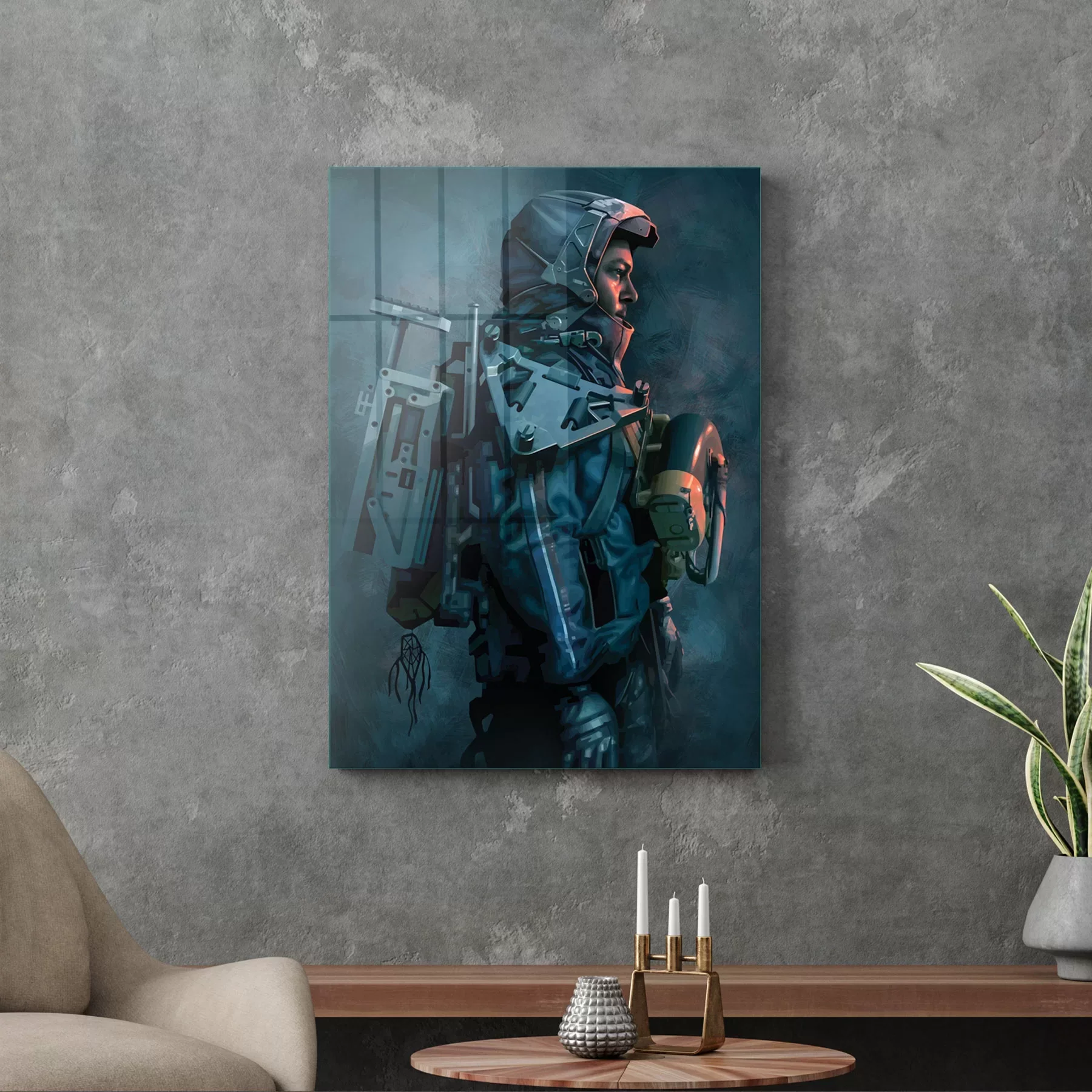 Picture of Decovetro Cam Tablo Death Stranding 30x40 cm