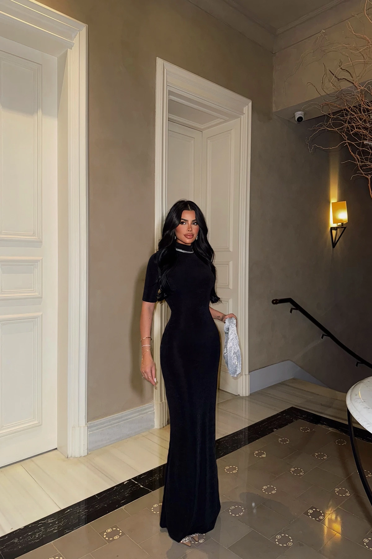 Picture of Black Basic Long Dress