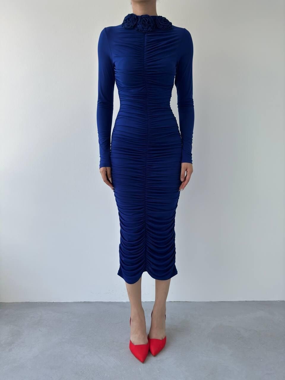 Picture of Carlis Gül Yaka Elbise