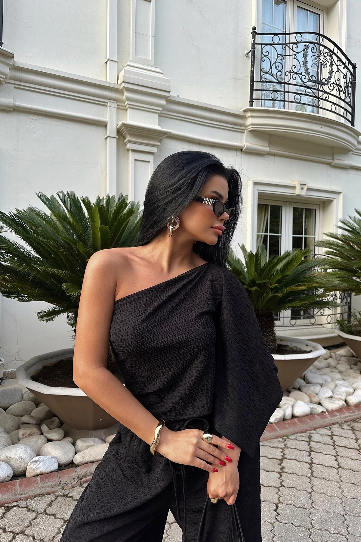 Picture of Black Solene Trouser Suit