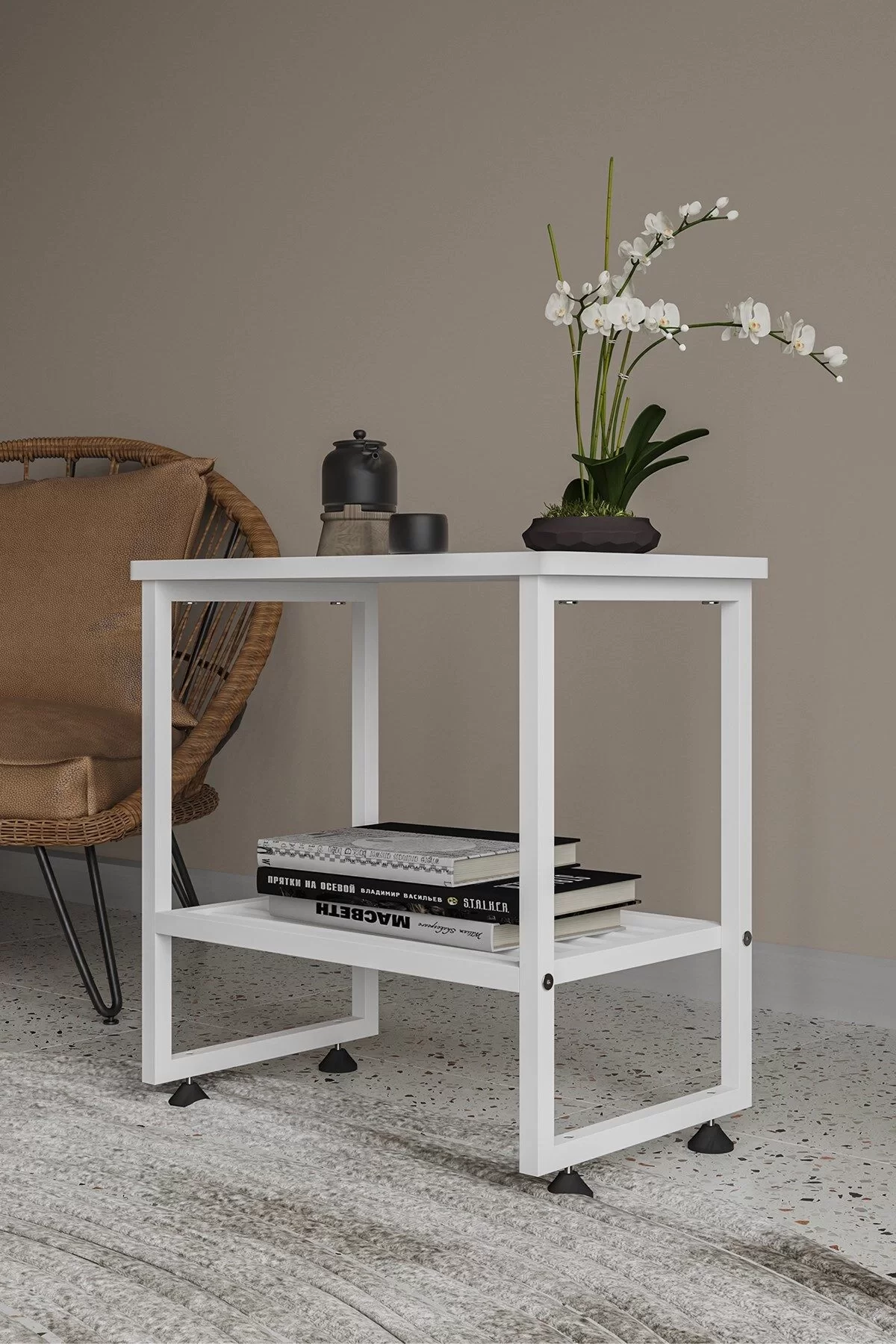 Picture of Argimo Legno Metal Baş Ucu Komodin