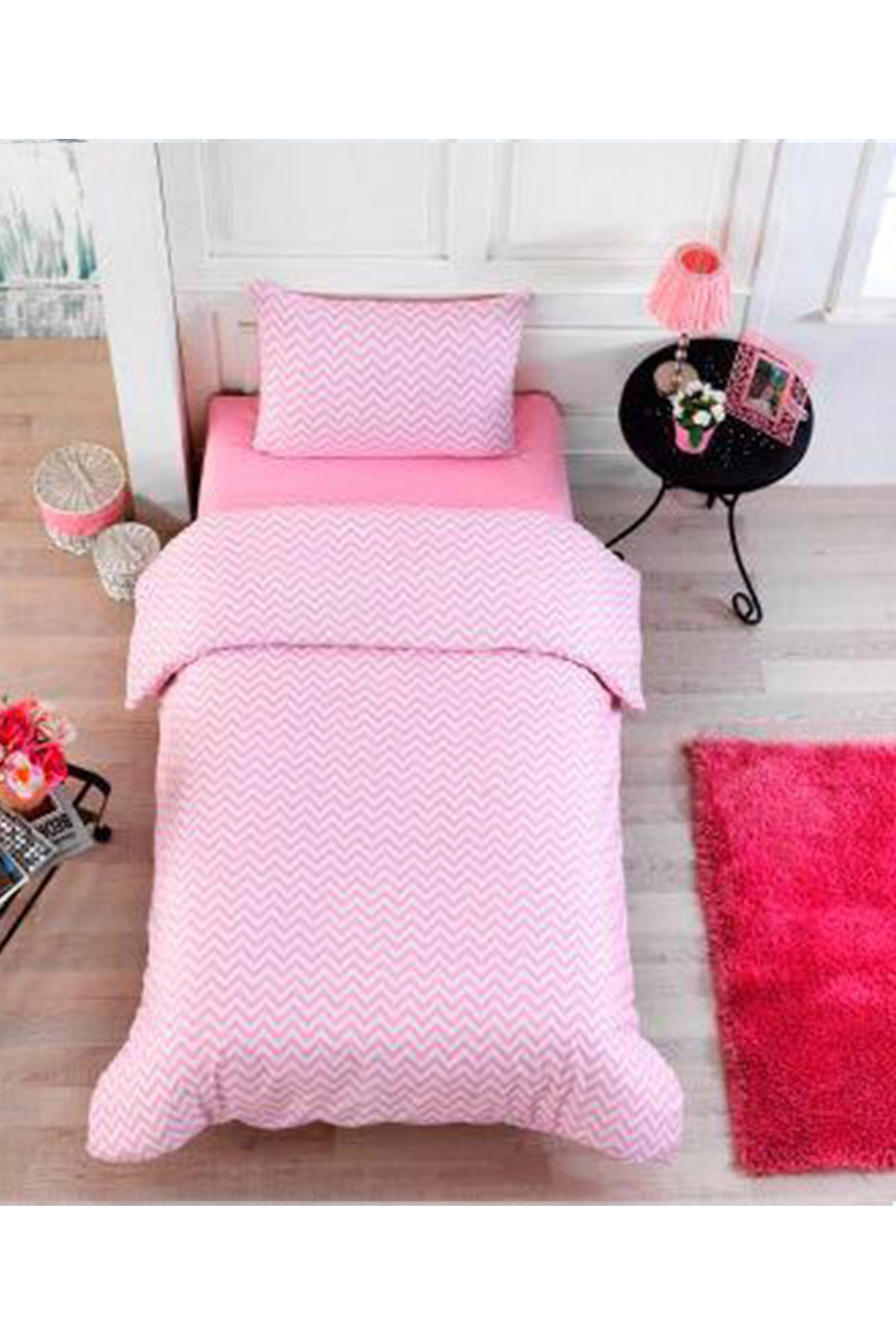 Picture of Çeyiz Diyarı Çift Kişilik Zigzag Nevresim Takımı