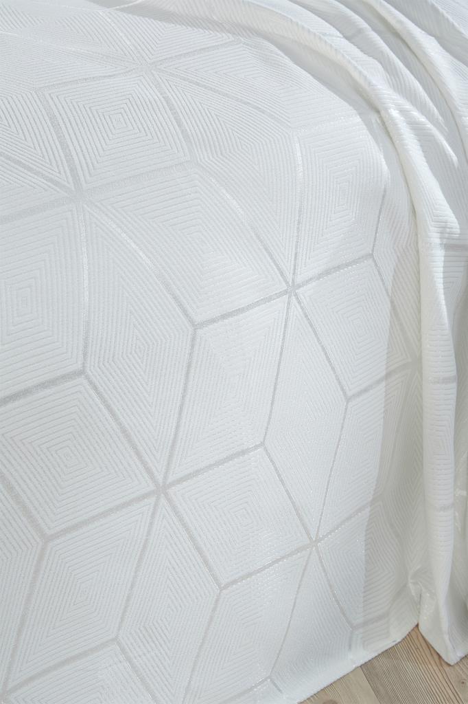 Picture of Çeyiz Diyarı Verona 3 Parça Çift Kişilik Yatak Örtüsü Krem