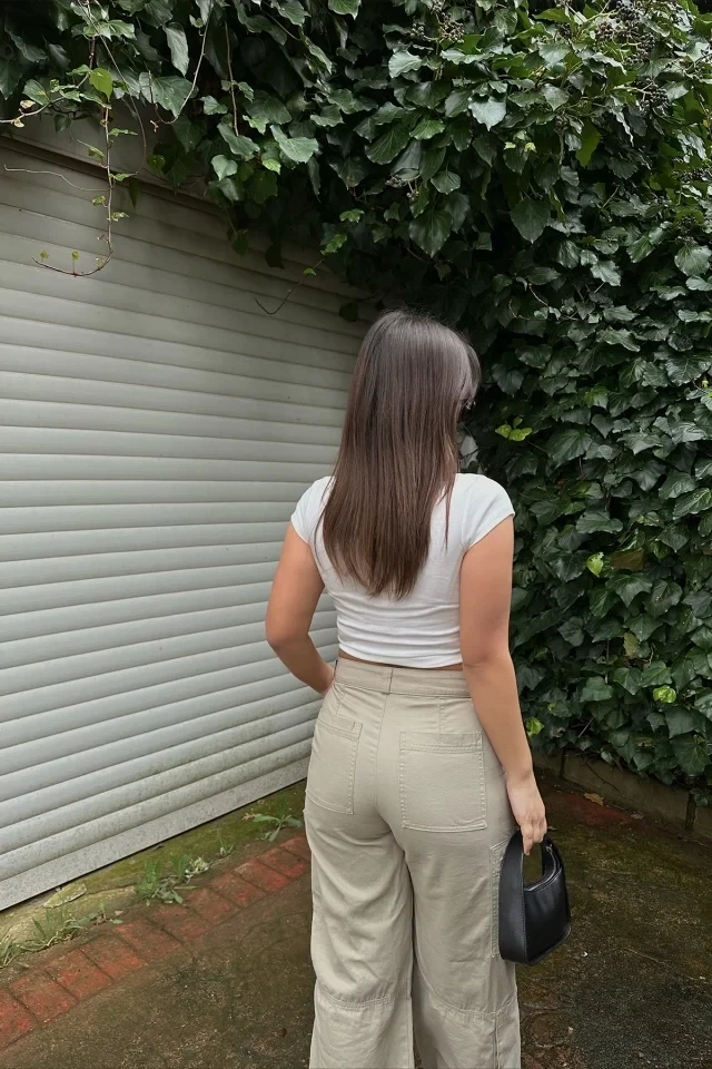 Picture of White Basic Crop Top