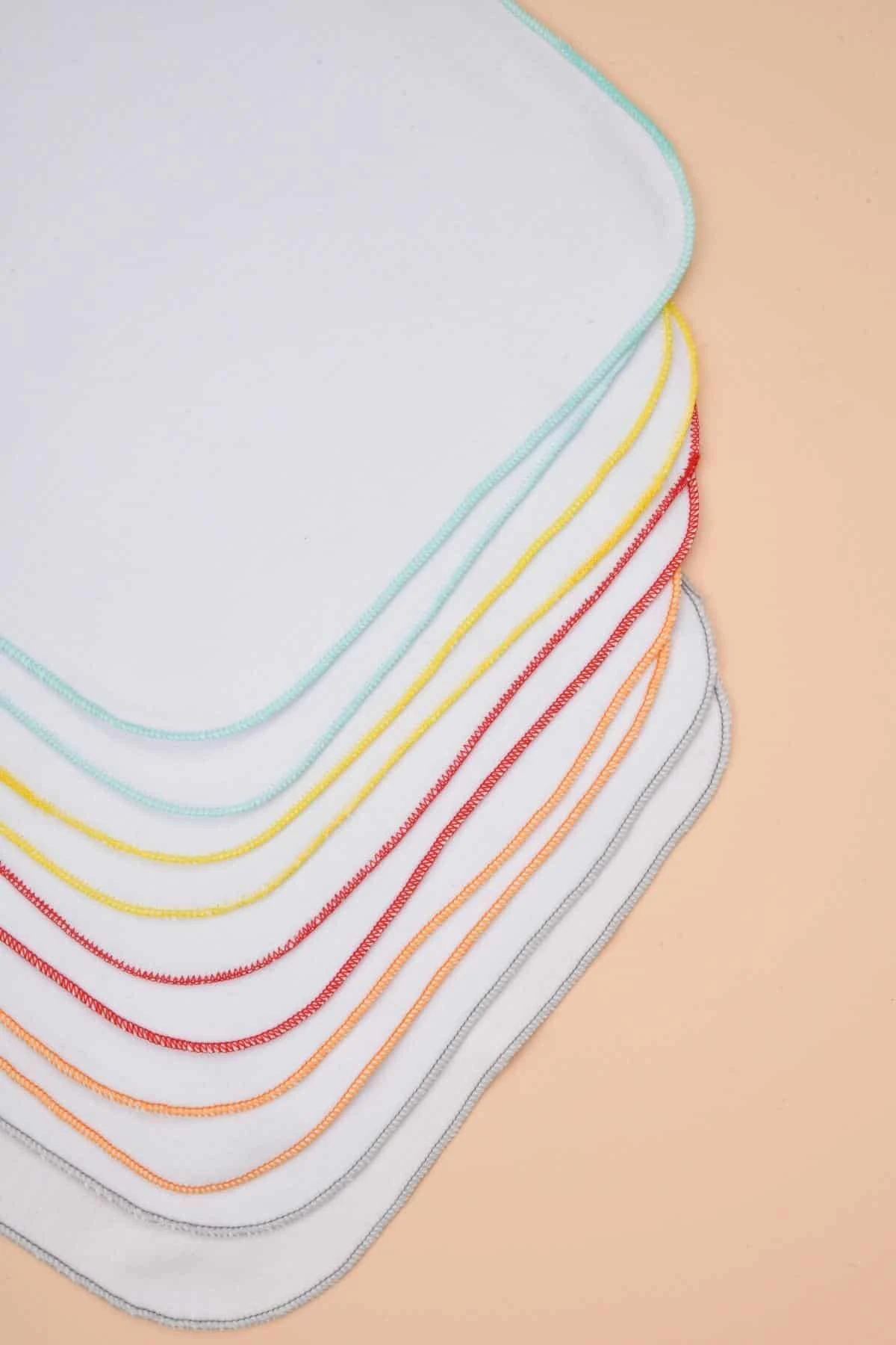 Picture of İkinci Şans - 10'lu Bebek Ağız Silme Bezi - %100 Pamuk Kumaş