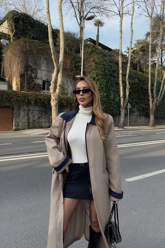 Picture of Stone Aldabella Trench Coat