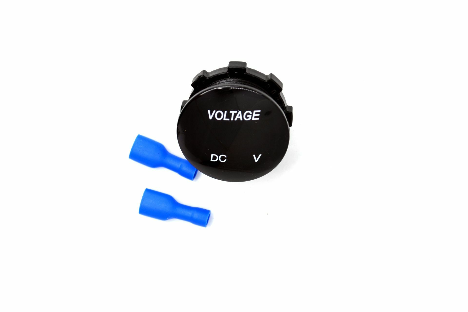 Picture of 12V 24V DC Voltmetre Yuvarlak Bombeli Kırmızı Rakam MT-05