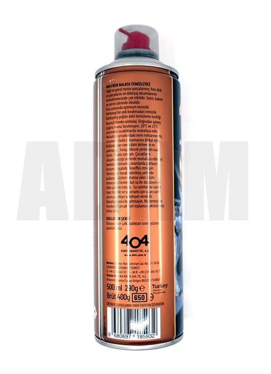 Picture of 404 Gold Fren Balata Temizleyici 500ml