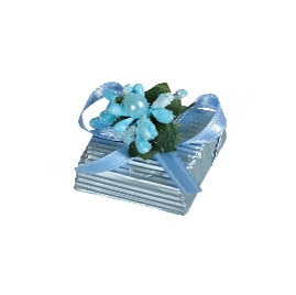 Picture of SQUARE - GIANDUJA FILLED MILK CHOCOLATE BLUE 1,8Kg