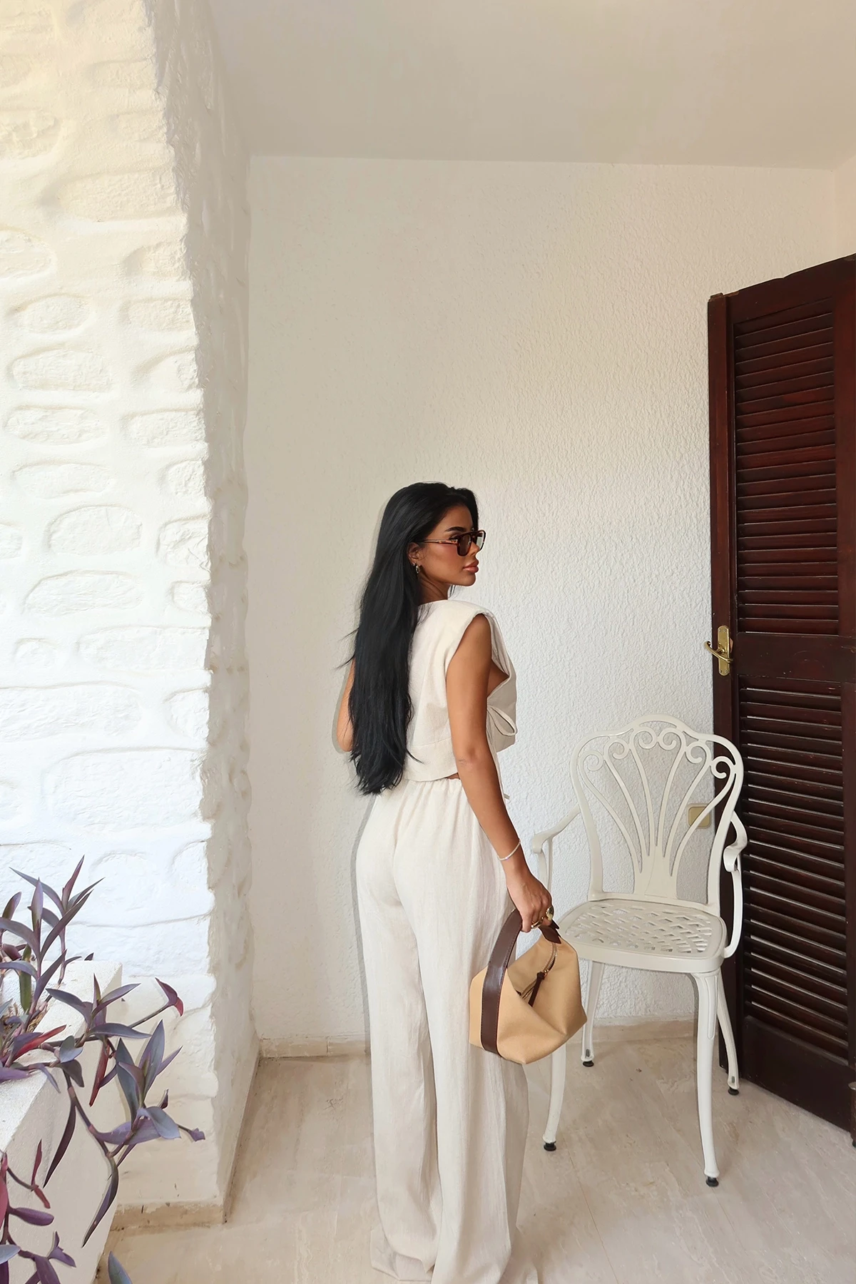 Picture of Beige Lali Two Piece Suit