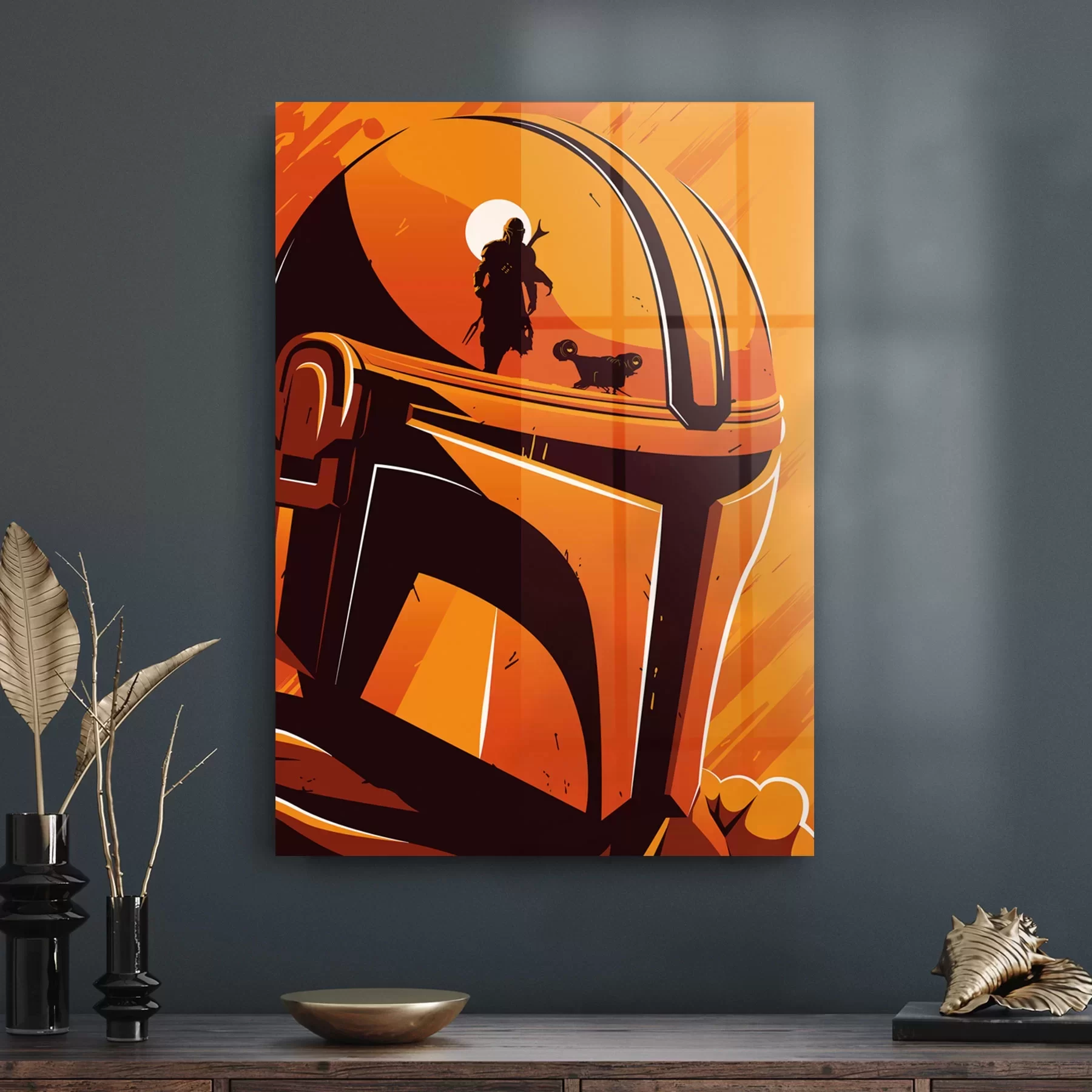 Picture of Decovetro Cam Tablo The Mandalorian Poster 30x40 cm