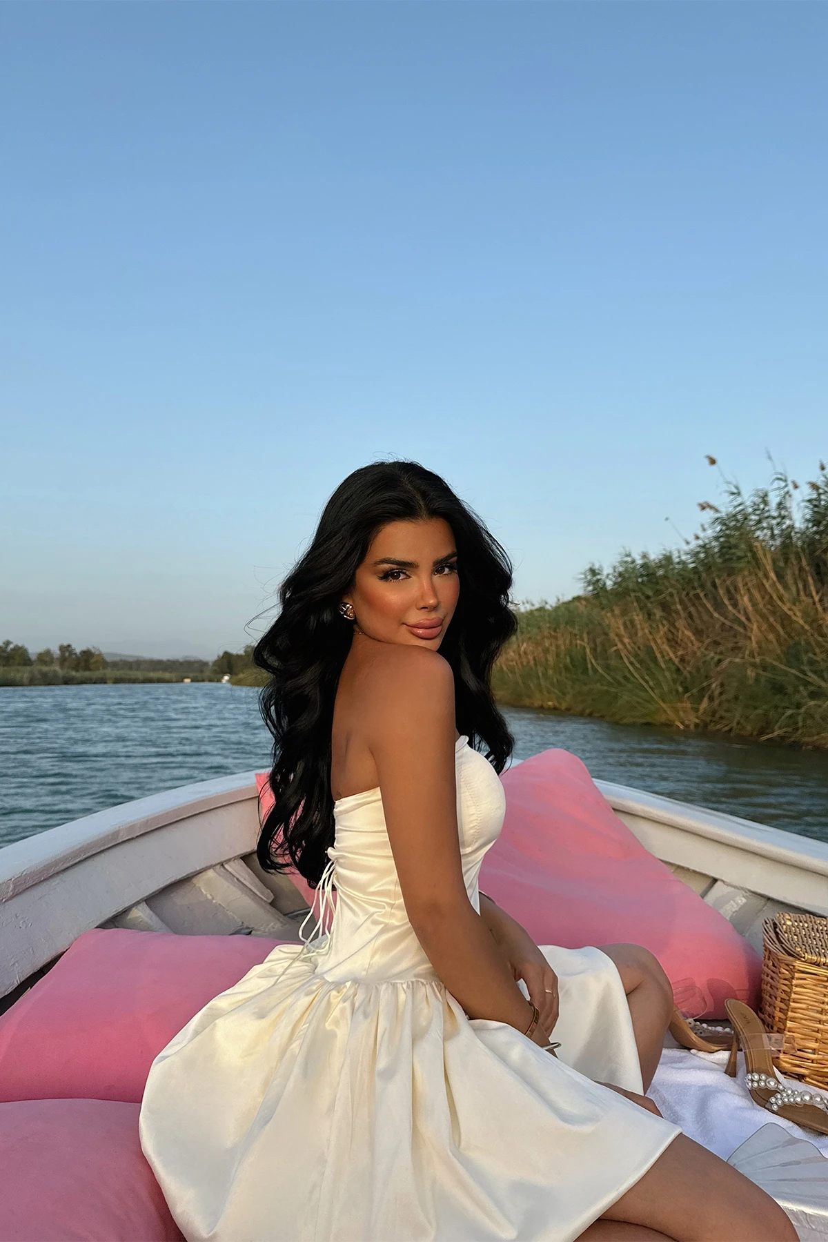 Picture of Madie Strapless Balloon Dress