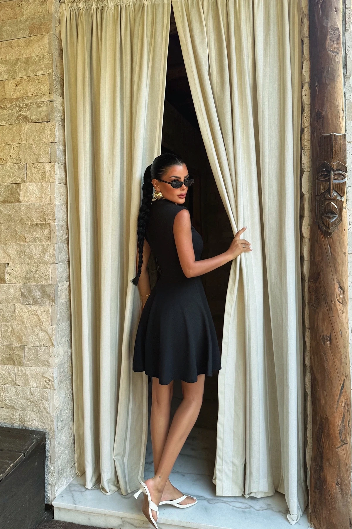 Picture of Two-Tone Midi Dress