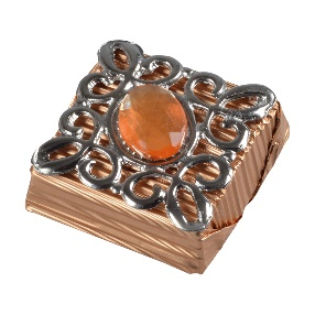 Picture of AMBER - GIANDUJA FILLED MILK CHOCOLATE 2,5Kg