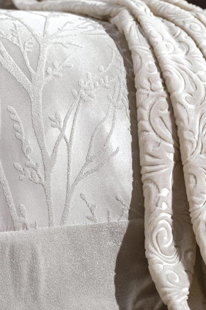 Picture of Çeyiz Diyarı Natural 10 Parça Battaniyeli Çeyiz Seti Krem