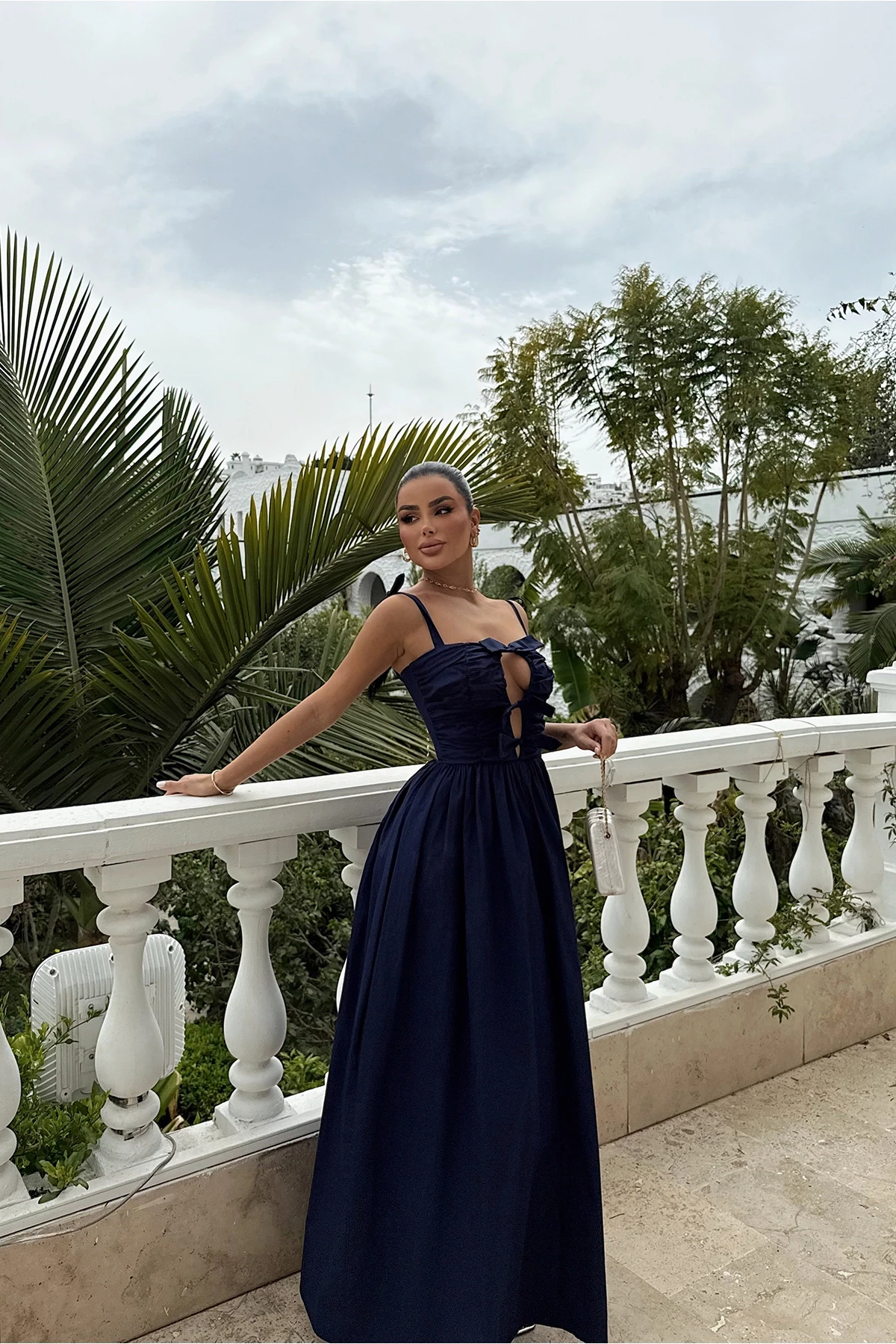 Picture of Navy Blue Mirabelle Long Dress