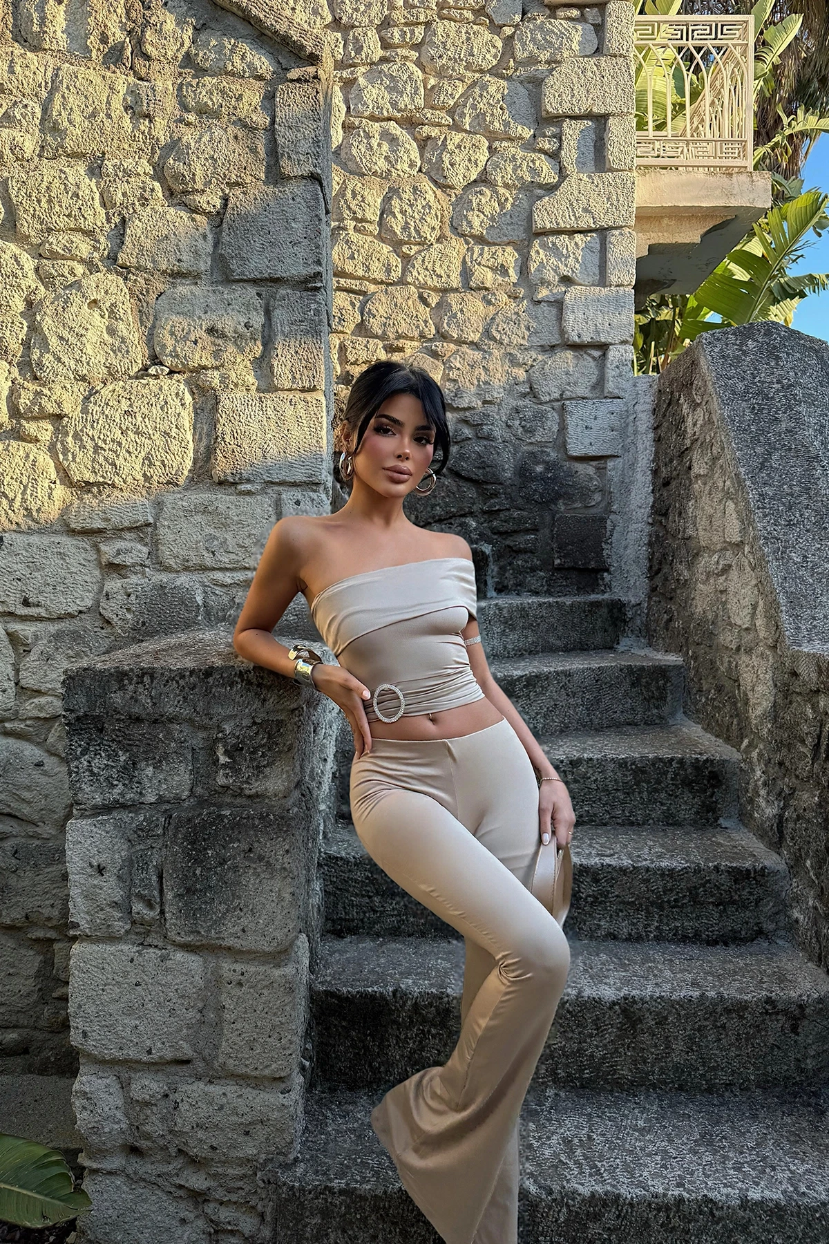 Picture of Beige Trouser Suit