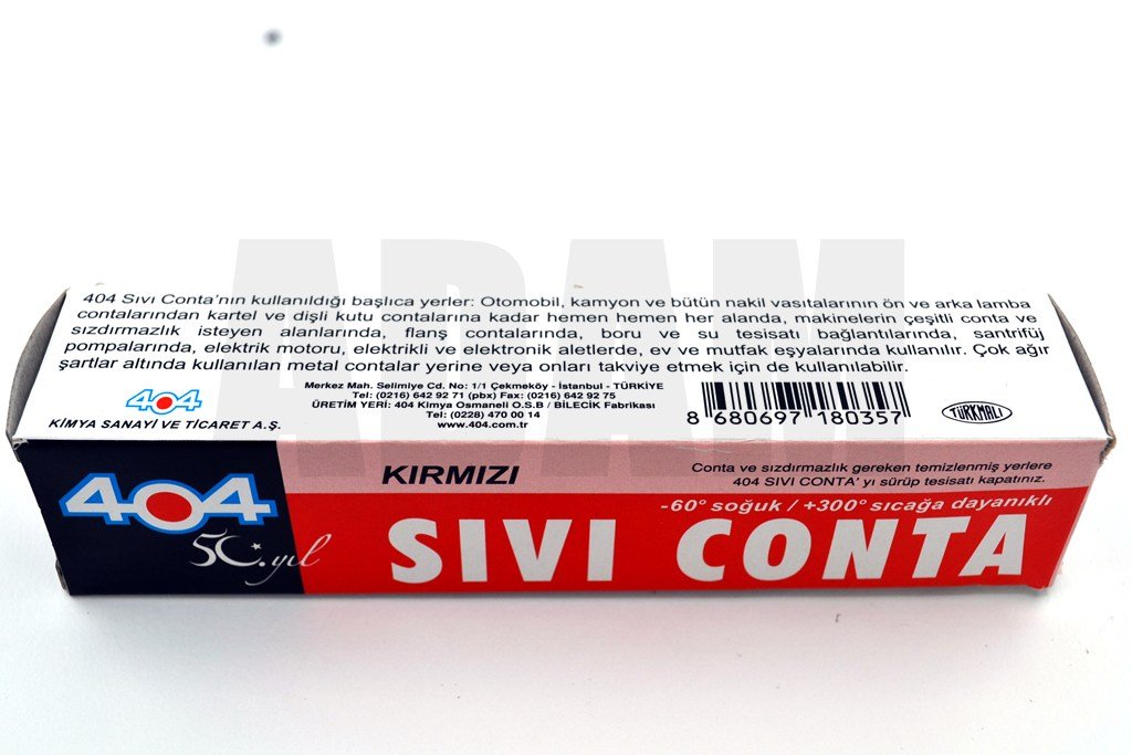 Picture of Kırmızı Sıvı Conta 45Gr Tüp +300C°