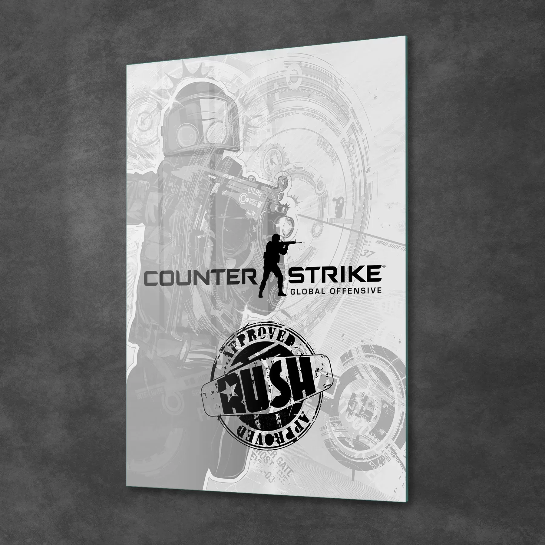 Picture of Decovetro Cam Tablo Counter Strike 50x70 cm