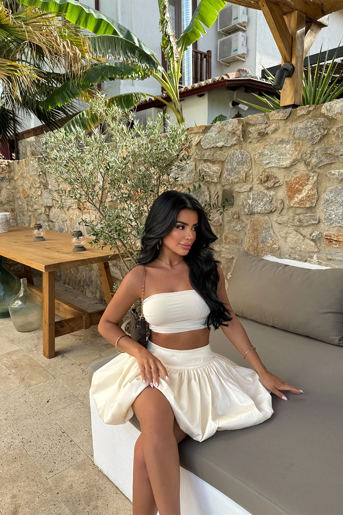 Picture of Cream Molly Balloon Skirt