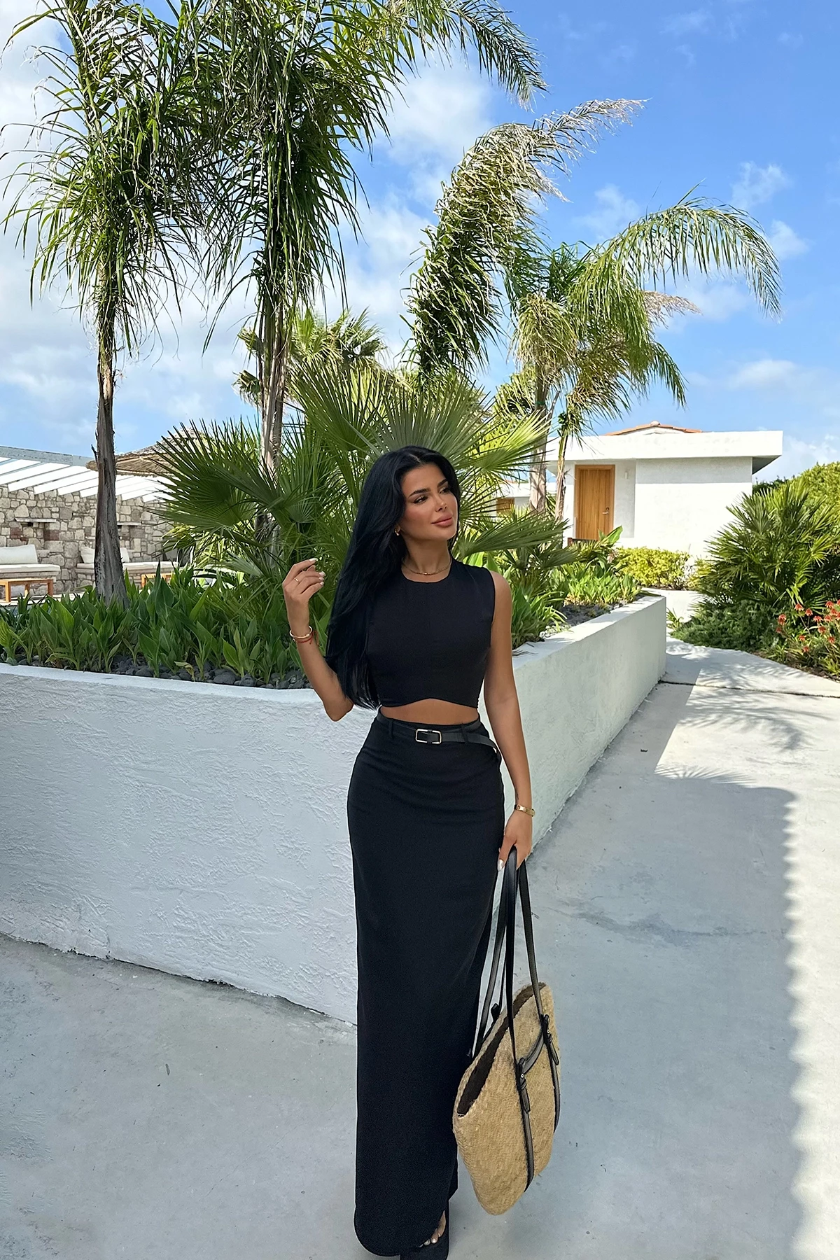 Picture of Black Bianca Double Set