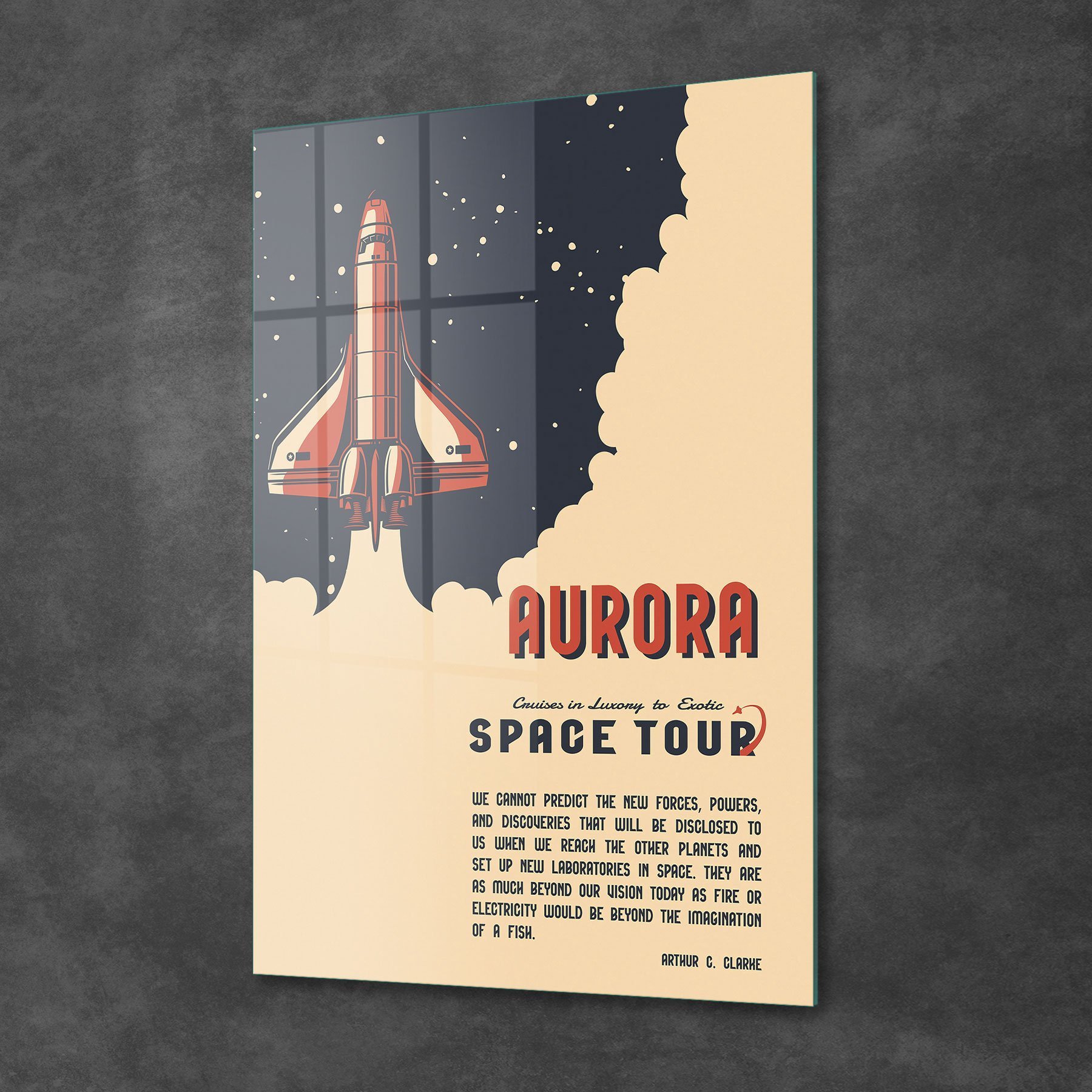 Picture of Decovetro Cam Tablo Space Adventure 30x40 cm