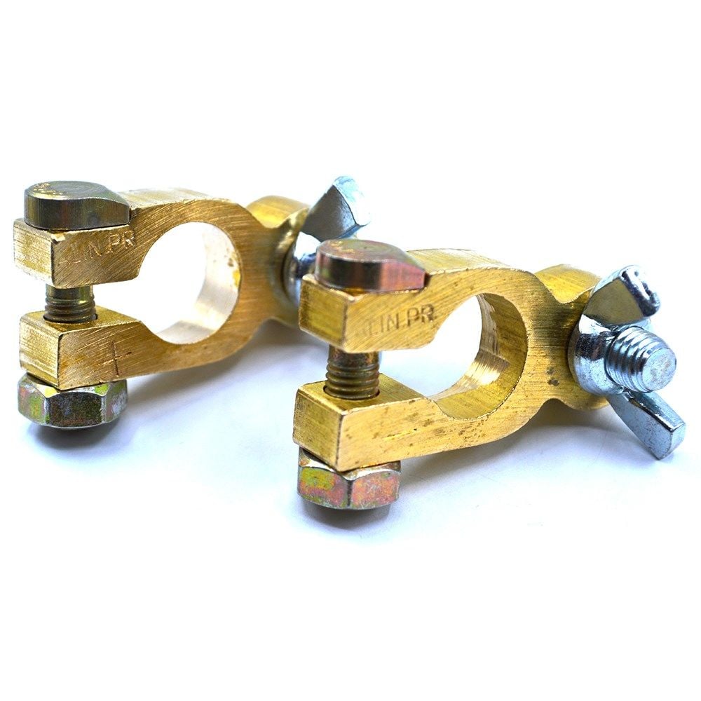 Picture of 1 Takım Kelebekli Kalın Akü Kutup Başı Pirinç