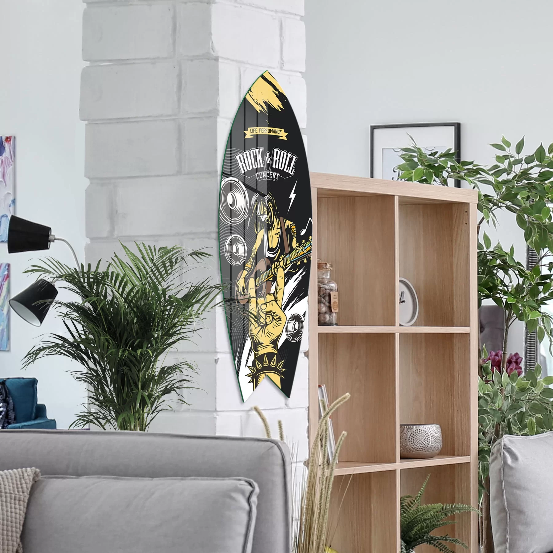 Picture of Decovetro ST 4013 Dekoratif Cam Sörf Tahtası 33x100 Cm