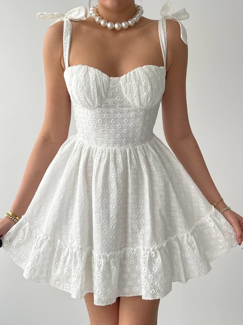 Picture of Monika Omuz Bağlamalı Elbise