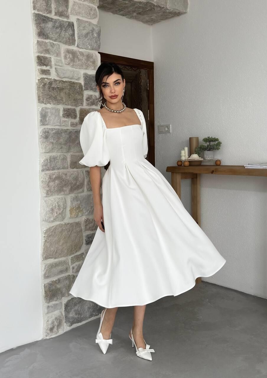 Picture of Benjamin Çan Etekli Midi Boy Elbise