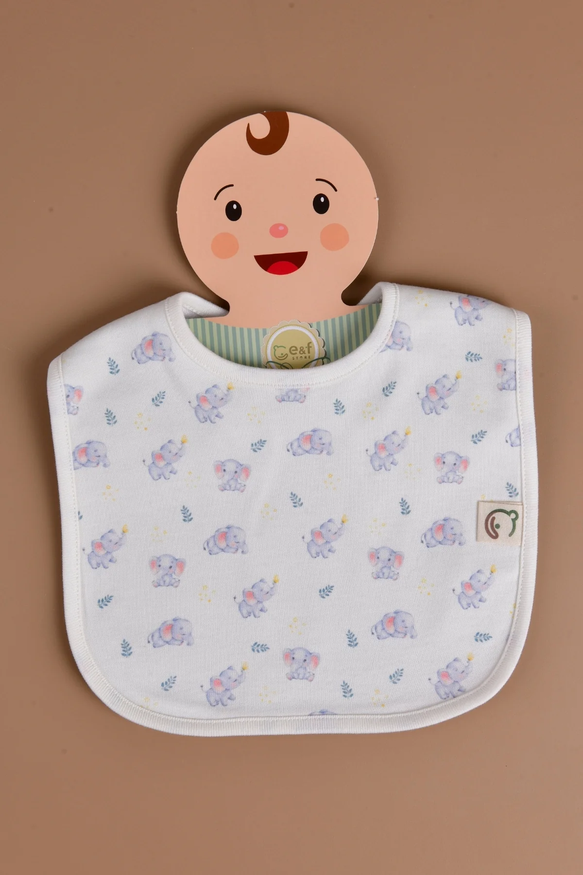 Picture of Kız Bebek 3'lü Sıvı Geçirmez Mama Önlüğü Seti