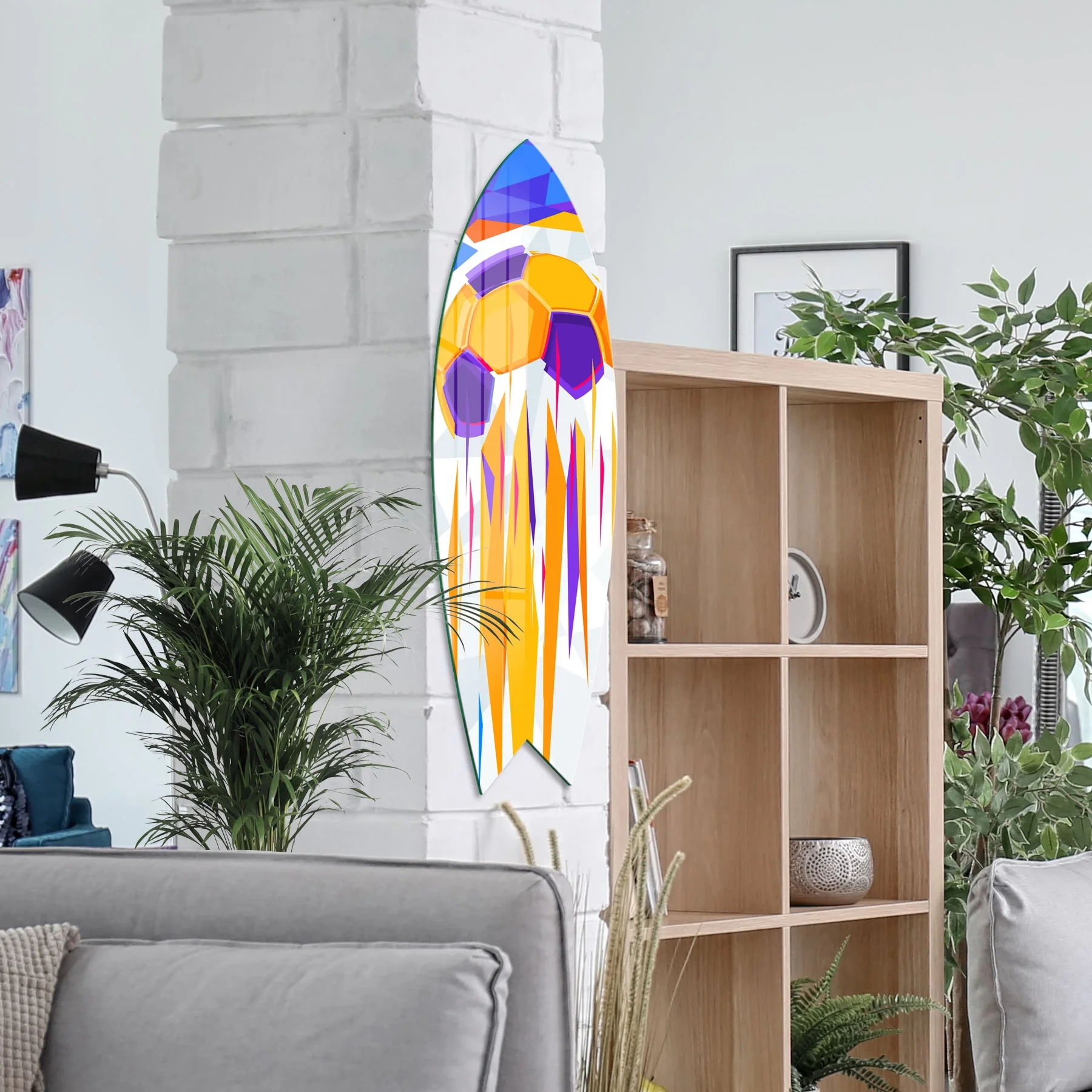 Picture of Decovetro ST 4138 Dekoratif Cam Sörf Tahtası 33x100 Cm