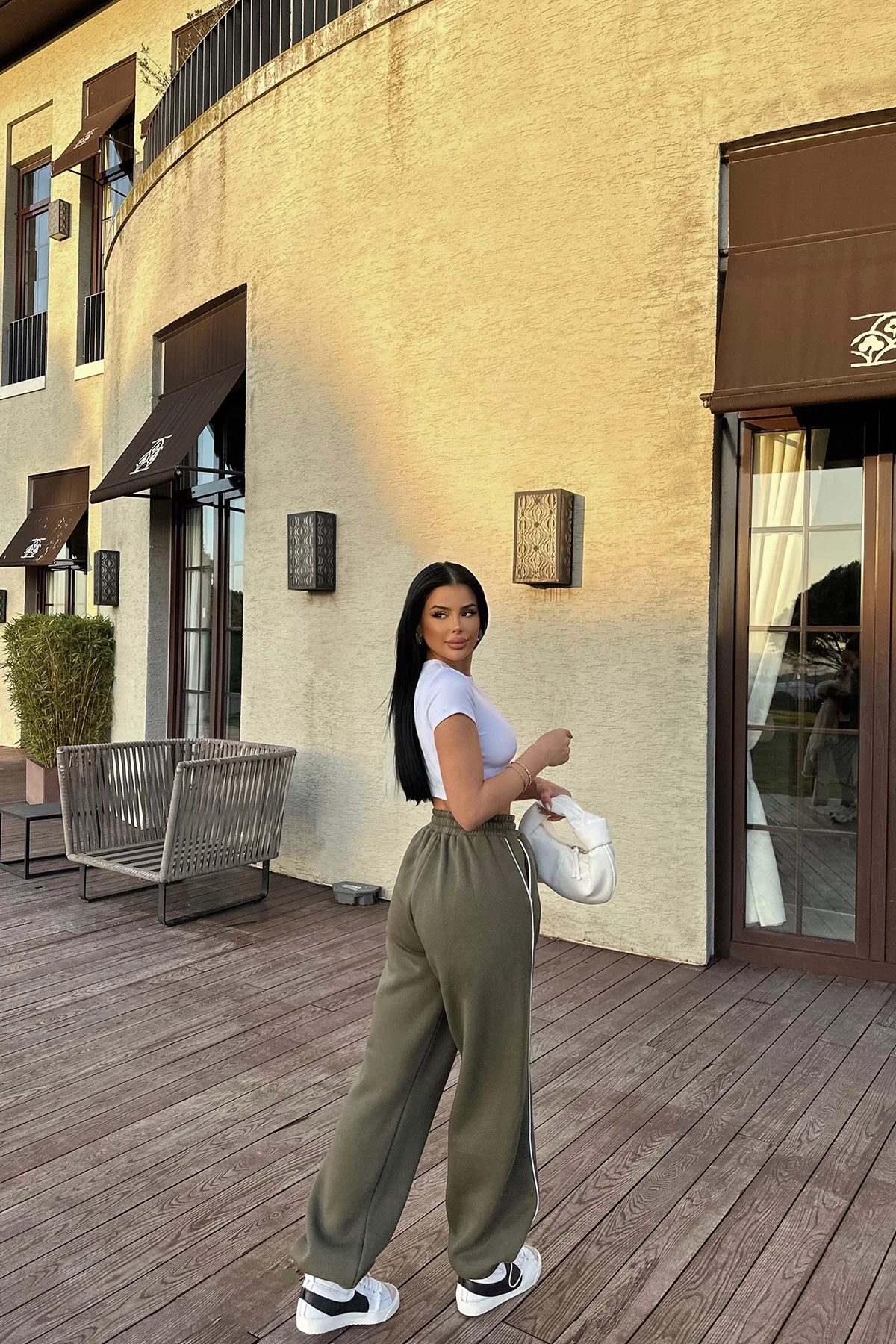 Picture of Khaki Basic Sweatpants