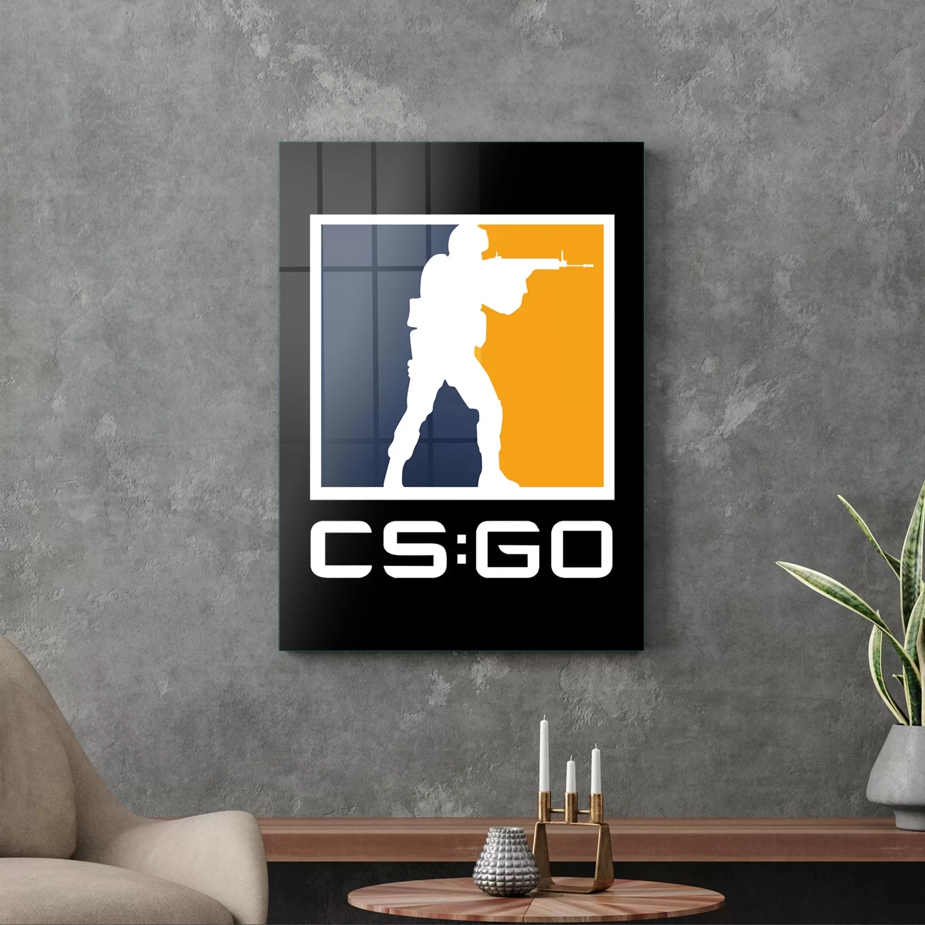 Picture of Decovetro Cam Tablo CS GO 70x100 cm