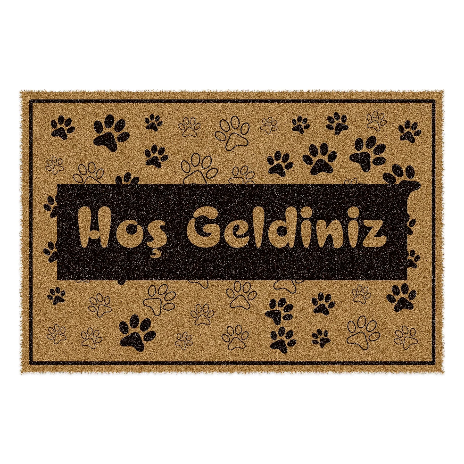 Picture of Decovetro Paspas Hoşgeldiniz Pati Desenli Kapı Önü Paspası 40 x 60 Cm