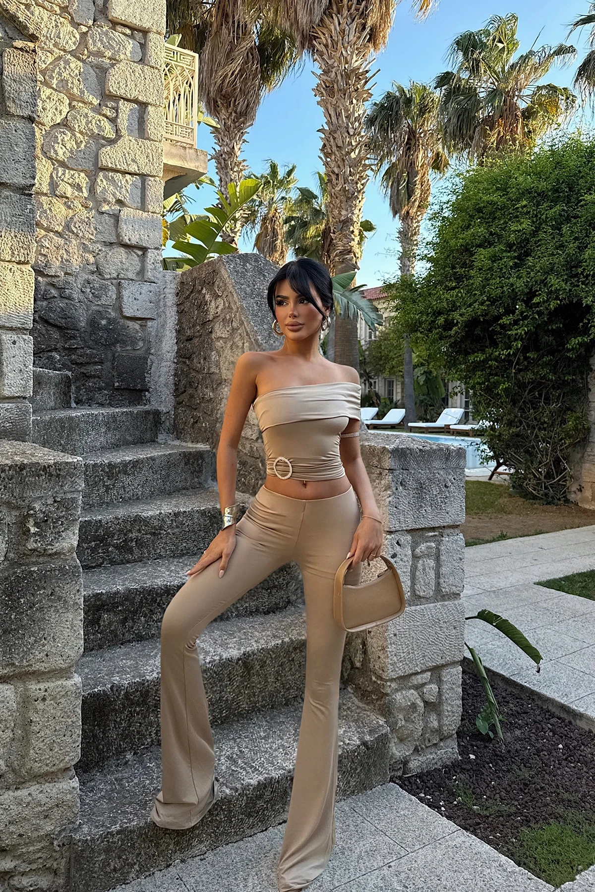Picture of Beige Trouser Suit