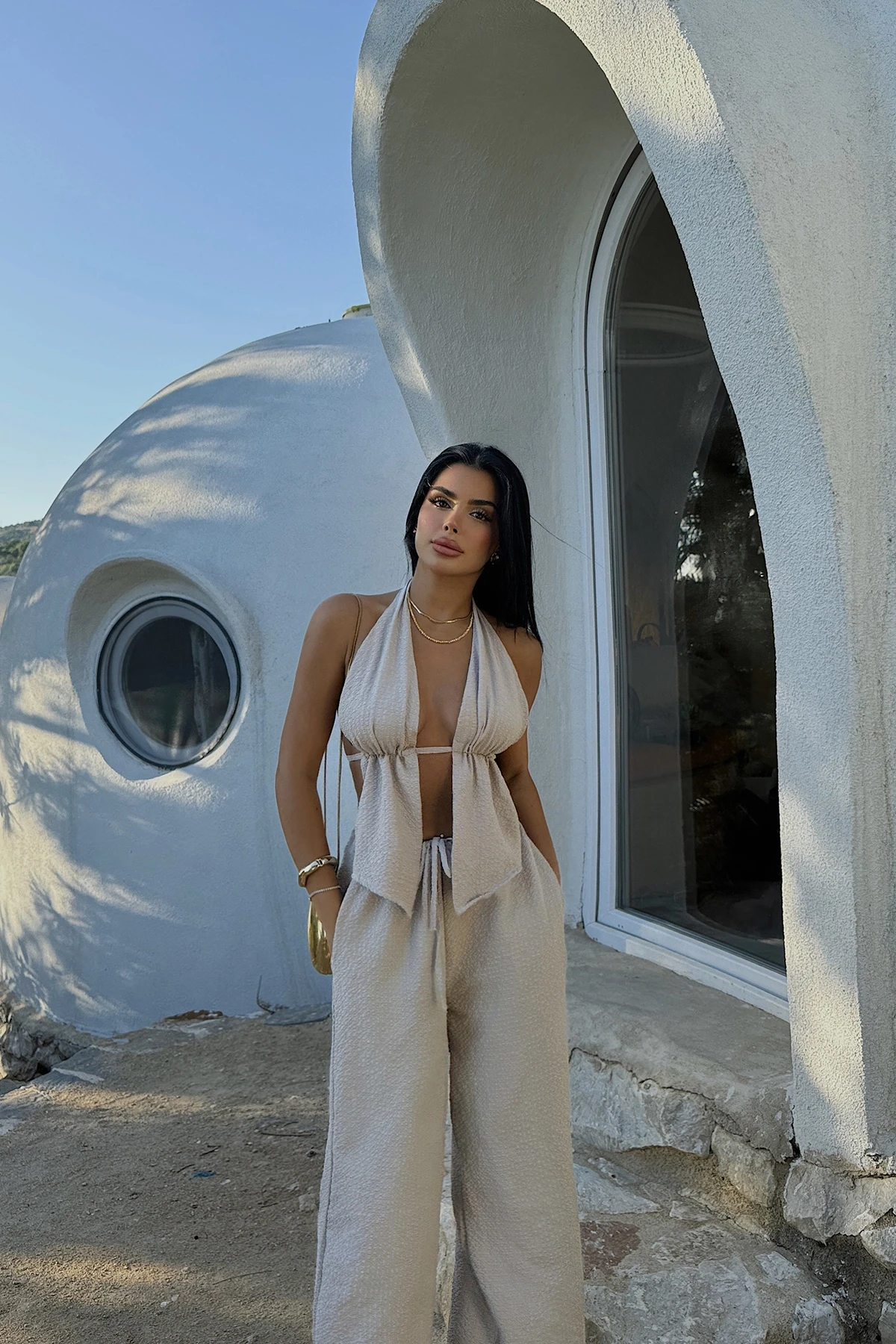 Picture of Beige Trouser Suit