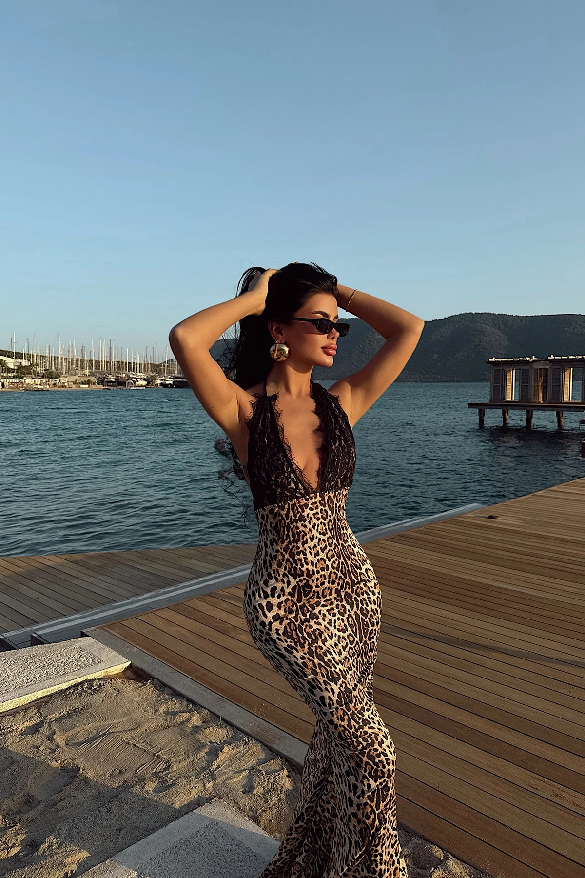 Picture of Leopard Pattern Long Dress