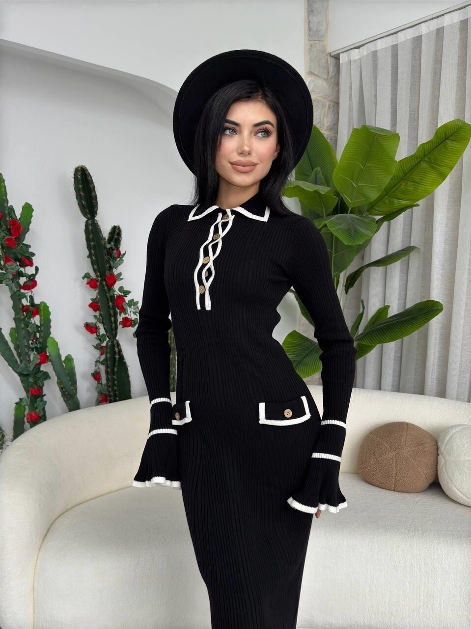 Picture of Wale Cep Detaylı Elbise