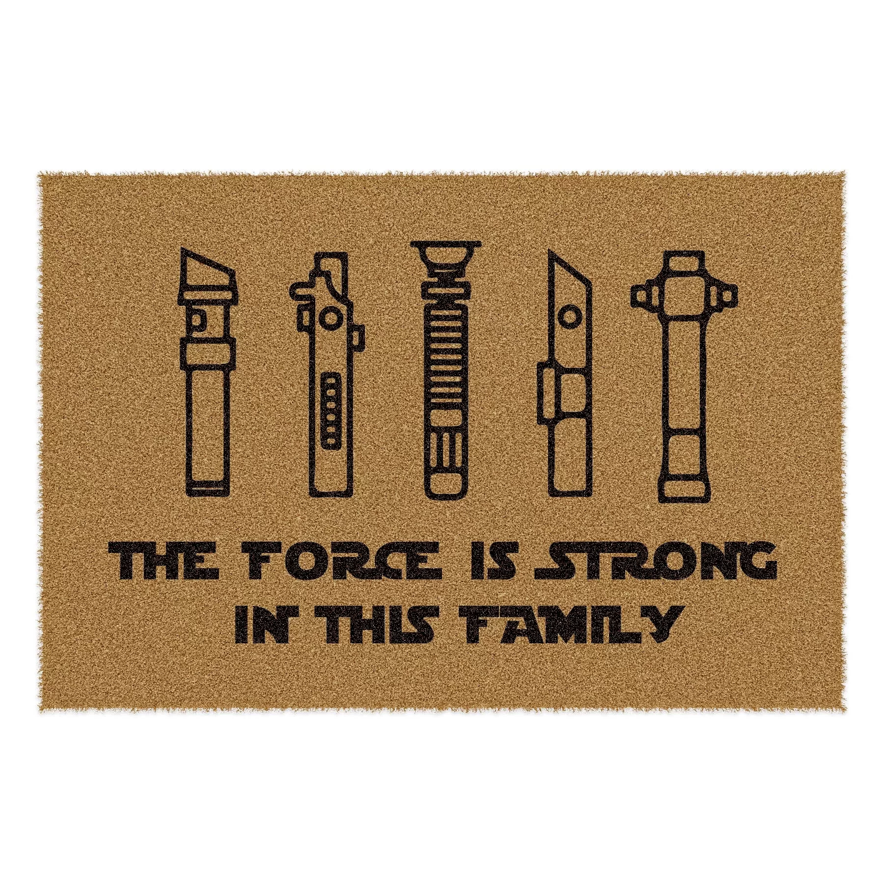 Picture of Decovetro Paspas Star Wars Force is Strong Family-Desenli40 x 60 Cm