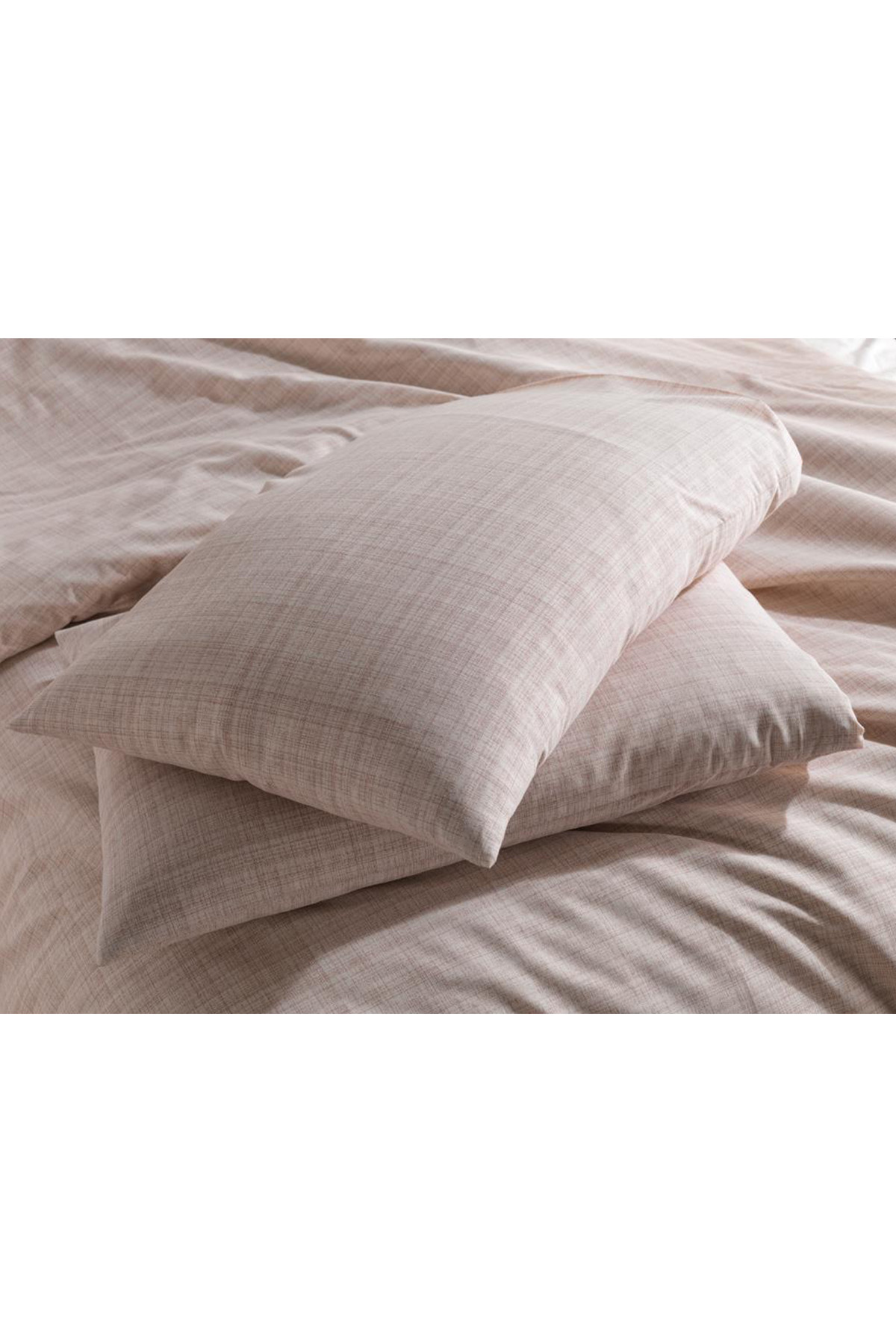 Picture of Çeyiz Diyarı Brush 3 Parça Çift Kişilik Nevresim Seti