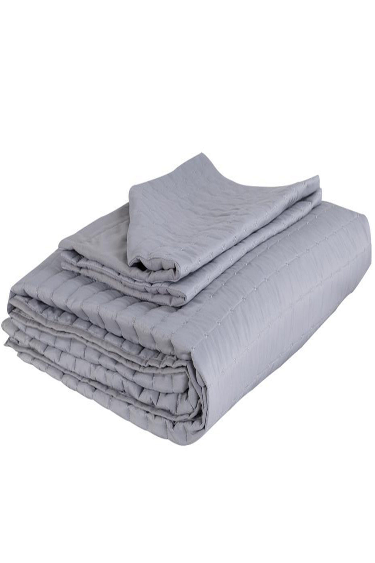 Picture of Dublin Çift Kişilik Kapitoneli Yatak Örtüsü Gri