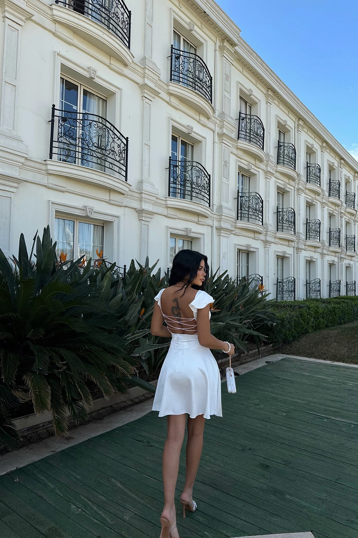 Picture of White Rosalyn Mini Dress