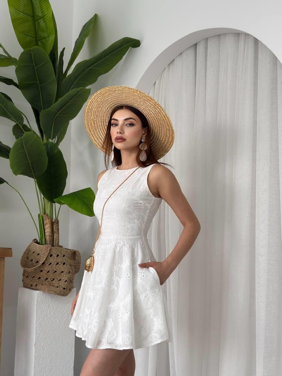 Picture of Vess Cep Detaylı Elbise