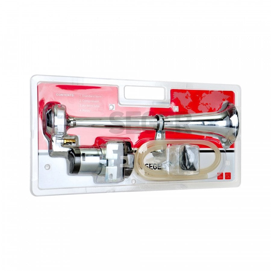 Picture of 12V Kompresörlü Krom Borulu Havalı Marine Tekne Korna