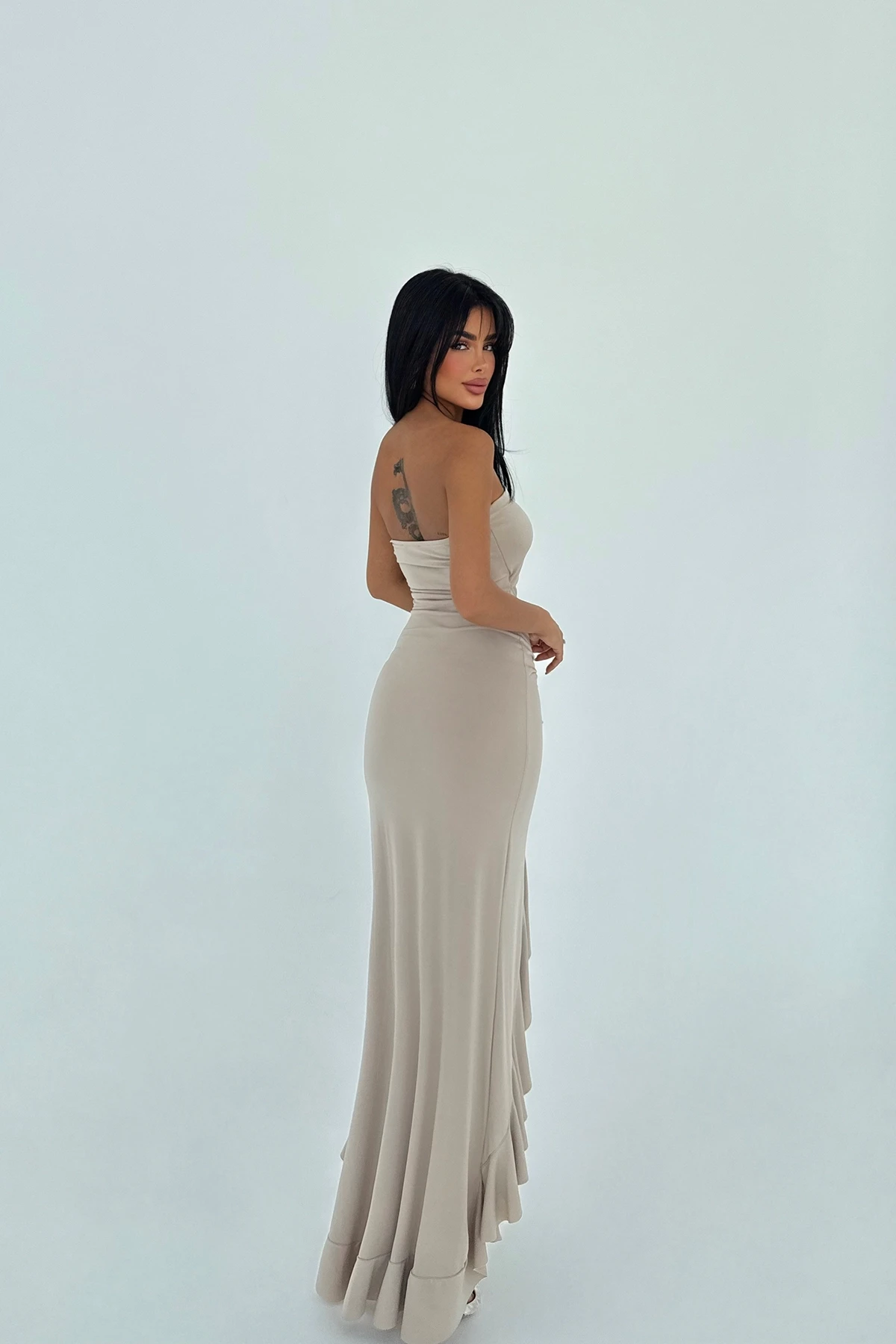 Picture of Beige Lilac Dress